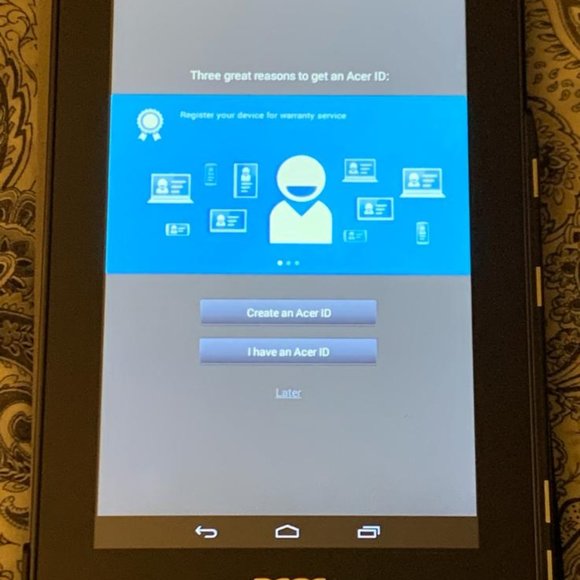 Acer Iconia OneTablet 7 Inch B1-730HD (8GB) Black With Case - Picture 8 of 9